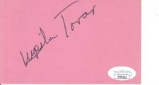 LUPITA TOVAR  d. 2016 Signed 3x5 Index Card Spanish Actress/Dracula JSA TT74512