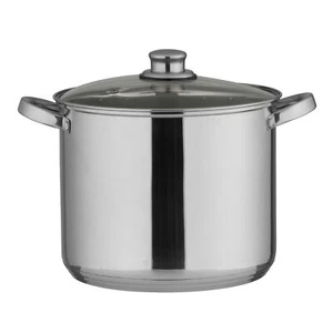 10 Liter Edelstahl Kochtopf Gulaschkessel Suppentopf Spargeltopf Soßentopf Topf - Bild 1 von 1