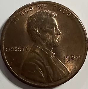 1989 Lincoln Memorial Penny Off Center Struck & Doubled Die Errors - Wide AM - Picture 1 of 13