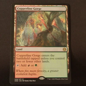 Copperline Gorge MTG Phyrexia: All Will Be One Rare 249 NM - Bild 1 von 6