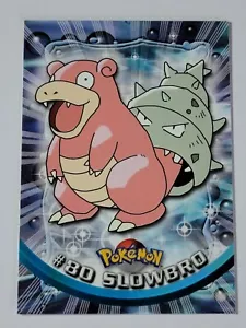 Pokemon Topps #80 SLOWBRO Non Holo Foil TV Animated Edition NM - Picture 1 of 2