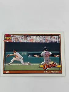 1991 Topps 40 Jahre Baseballkarte Billy Ripken #677 Orioles - Bild 1 von 2