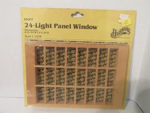 1:12 Houseworks Puppenhaus Miniatur 24 Licht Panel Fenster #5007 Neu in Verpackung #24 - Bild 1 von 1