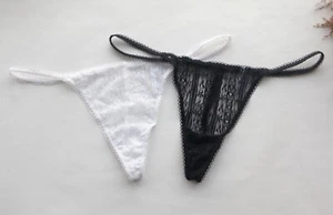 Sexy Damen-Tangas Blumenmuster Netz T-Back Unterwäsche Hipster G-String Höschen XS-S-M-L - Bild 1 von 12