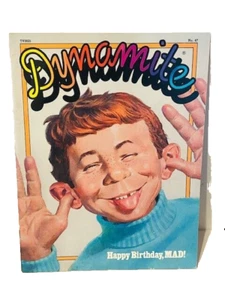 Dynamite Mad Magazine Alfred E Neuman 1978 Cover Happy Birthday scholastic BC1 - Picture 1 of 2
