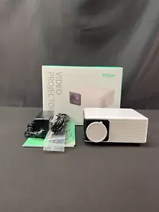 Yoton Y3 White Portable Native 720p 120 ANSI Lumen HDMI USB Video Projector - Picture 1 of 12