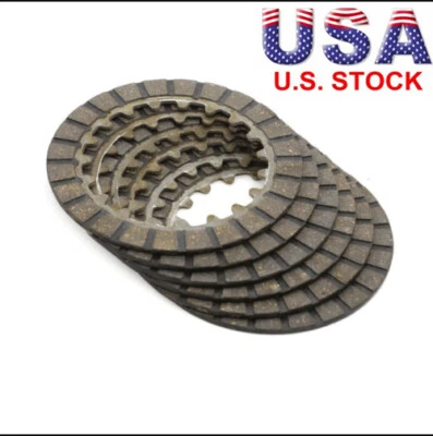 Juego de 6 placas de fricción de embrague para Yamaha PW80 / BW80 / LB80 #3E5-16521-00-00 Foto 1 de 4