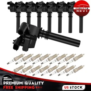 8 Ignition Coil & Iridium Spark Plug For 2003-2005 Dodge Ram 1500 & 3500 5.7L V8 - Picture 1 of 10