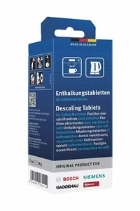 DESCALCIFICADOR/DESCALCIFICADOR BOSCH TASSIMO ORIGINAL 1 CAJA - 6 COMPRIMIDOS P/N 311864 - Imagen 1 de 2