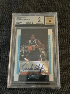 2004-05 Bowman cromo Emeka Okafor autógrafo RC/250 #152 BGS 9 automático 8 - Imagen 1 de 2