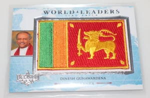 Decision 2020 World Leaders Flag Patch Dinesh Gunawardena Sri Lanka Card #WL57 - Picture 1 of 2