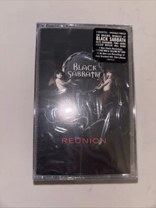 Black Sabbath Reunion Sealed 2 Cassttes Missing 2 By 3 Inches Of Wrap/ Hype - Picture 1 of 5