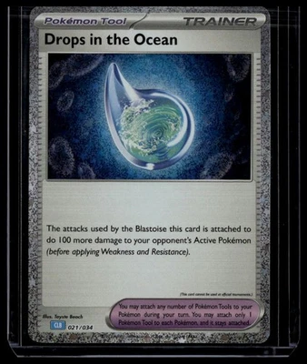 Trading Card Game Classic #021/034 Drops in the Ocean - Image 1 of 2