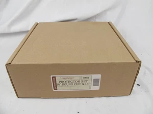 Longaberger 10" Round Chip & Dip #40811 Protector Set - New - Photo 1/4