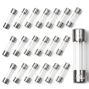 Chanzon(Pack of 20Pcs) UL Listed 5x20mm 5A 250V/125V 5 Amp Glass Fuses Fast... - Picture 1 of 6