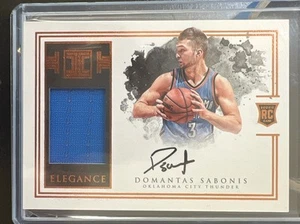 2016-17 Impeccable Elegance Domantas Sabonis Rookie Patch Auto /99 H1 - Picture 1 of 1