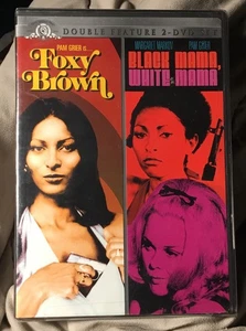 PAM GRIER FOXY BROWN BLACK MAMA WHITE MAMA DOUBLE FEATURE DVD NEW SEALED - Picture 1 of 5