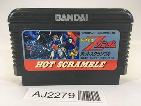 AJ2279 Mobile Suit Z Gundam Hot Scramble NES Famicom Japan