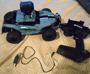 Odyssey Spy Rover FPV All Terrain Veicolo Giocattolo RC Telecomando Auto Record Cane C - Foto 1 di 8