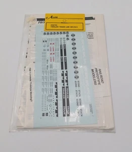 Calcomanías de vagón de tren remolque A-Line 26701 HO - Imagen 1 de 1