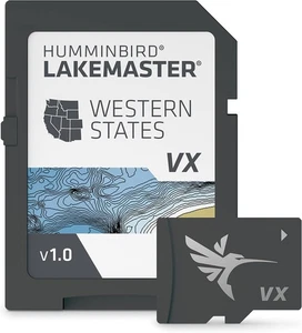 Humminbird LakeMaster Western States V1 Map SD Card for Fish Not Available - Picture 1 of 3