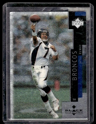 1998 Upper Deck Black Diamond John Elway Denver Broncos #143 - Image 1 of 2