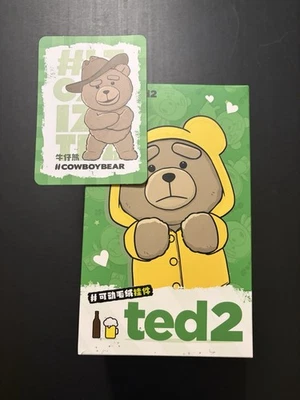 POPMART Ted 2 Oso de Peluche Acción Peluche Colgante Serie Llavero Figura - Vaquero  Foto 1 de 4