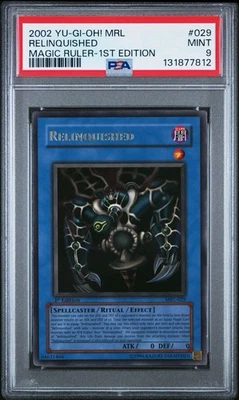 2002 Yu-Gi-Oh! Relinquished Magic Ruler MRL 1st Edition Ultra Rare PSA 9 - Image 1 of 2