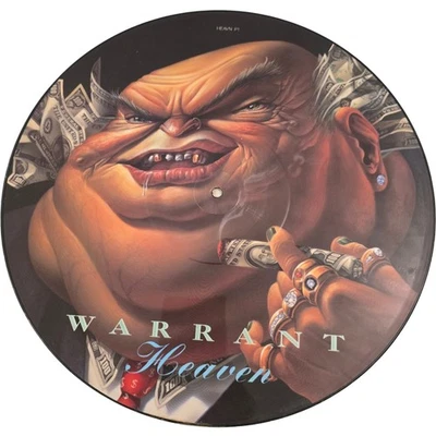 Warrant Heaven Picture Disc Vinyl 1989 LP CBS Rock - Image 1 of 4