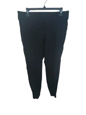 Calça AVA & VIV feminina tamanho X (14W-16W) preta com costura frontal FALHA LEITURA - Imagem 1 de 4