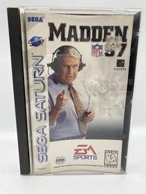 Madden NFL 97 Sega Saturn Video Game EA Sports Football Authentic T-5010H