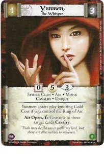 L5R: *YUNMEN, THE WHISPER (EXP)* - Coils of Madness - Legend of the Five Rings - Picture 1 of 1