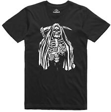 Grim Reaper Skeleton T Shirt Fantasy Horror Gothic Regular Fit Cotton