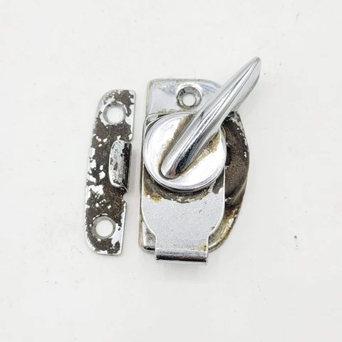 Antique Vintage Steel Window Sash Locks with Catch Keeper  Salvage Reclaimed Cover