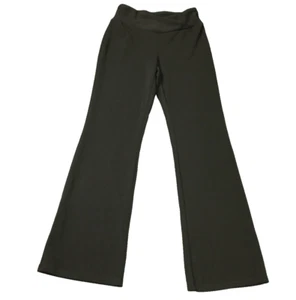 Maurices Black Flare Crossover Waist Crepe Pant Dress Pants Mid Rise XS Reg - Picture 1 of 17