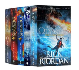Heroes of Olympus Complete Collection Rick Riordan 5 Books Set Paperback - Picture 1 of 2