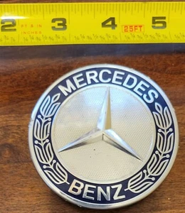 Blue Laurel Wreath Wheel Center Caps for MERCEDES BENZ 75mm 3" A2204000125 - Picture 1 of 2
