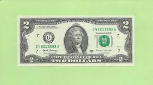 2017A ..UNCIRC 2 $ G 4521 3592 A .... 2017A 2 $ G-A NICE NOTE FRN - Bild 1 von 2