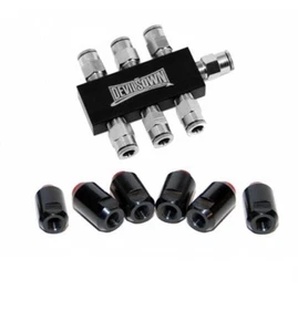 KIT DE INYECCIÓN DIRECTA DEVILDOWN 6 PUERTOS AGUA METANOL AEM N54 N55 S55 RB 2JZ - Imagen 1 de 8