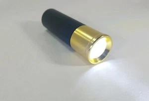 LED 4" Shotgun Shell Flashlight, Mini emergency Flashlight Shotgun Shell - Picture 1 of 8