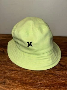 Hurley Bucket Hat Adult Unisex Logo Solid Hat One Size Green/Black NEW - Picture 1 of 14