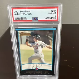 2001 Bowman Albert Pujols #264 ROOKIE PSA 8 - Picture 1 of 4