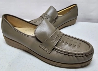 Nuevo Zapato Mocasín Oxford Informal Trabajo Manchas Suaves Venus Lite Mujer Talla 11.5 M Taupe Foto 1 de 4