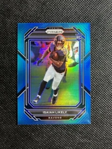 2022 Panini Prizm Isaiah Likely RC ROOKIE #363 LIGHT BLUE Parallel BAL RAVENS - Picture 1 of 2