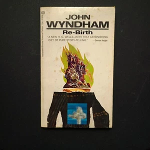 "RE-BIRTH" by John Wyndham (1969 Ballantine 01638) 3rd Print Paperback Sci-Fi - Imagen 1 de 5