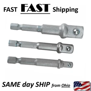 3tlg Nussdreher-Satz für Stecknüsse - 3/8" 1/2" 1/4" - Bild 1 von 2