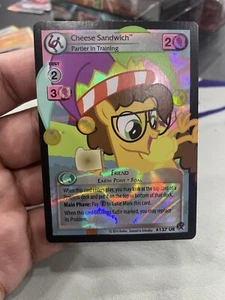 My Little Pony Card CCG Marks in Time Ultra Rare #137 UR Cheese Sandwich - Picture 1 of 3