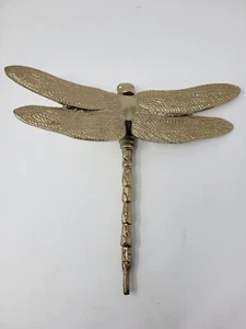 Brass Dragonfly Decor. Great for Decoration. 10.5" X 10.5" - Picture 1 of 9
