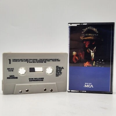 Don Williams Expressions Cassette 1978 MCA Records MCAC-1678 - Image 1 of 3