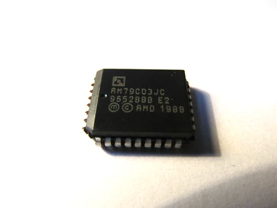 AMD AM79C03JC Dual Subscriber Line Audio Processing Circuit  CMOS (DSLAC) PQCC32 - Image 1 of 3